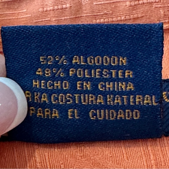 Gordon Clothing Co. Cotton Blend Button-Front Shirt Men’s M - Picture 4 of 15